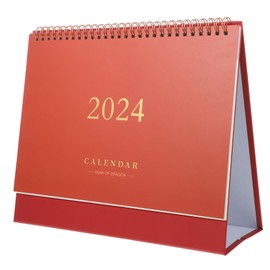 Ciieeo Office Desk Calendar 2024 Year Standing Calendar for Students Delicate Month Calendar