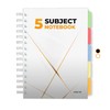 VABE UK A5 Subject Notebook/Project Book - Notebook with 5