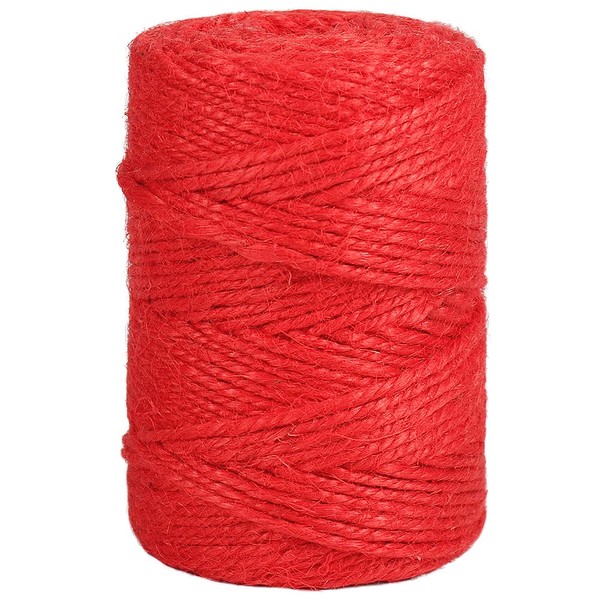 Vivifying 328 Feet Jute Twine, 3mm Jute Twine String for