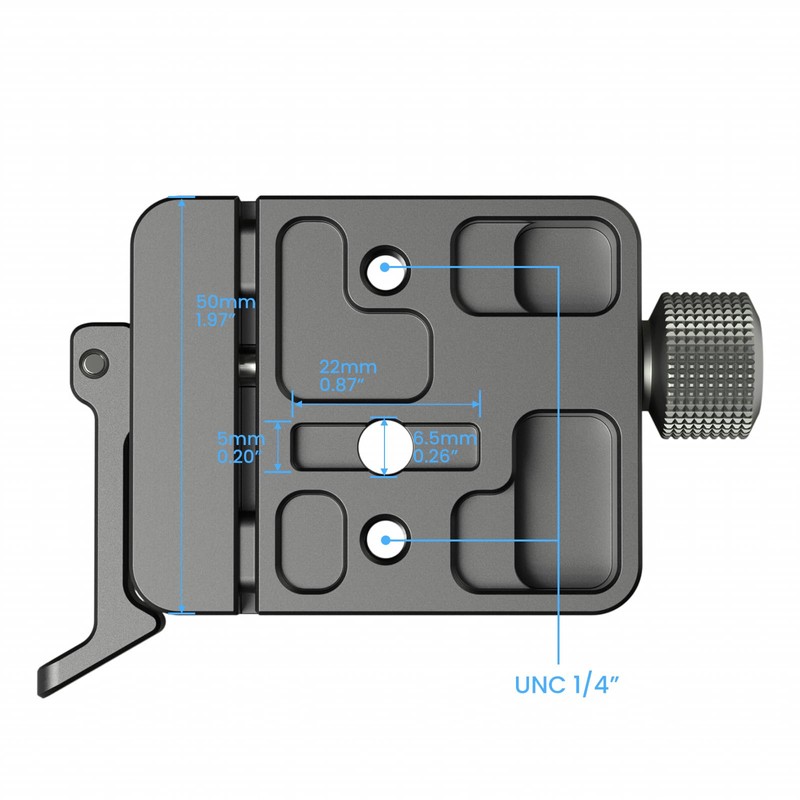 Quick Release Plate Clamp Compatible Arca Swiss Clamp Style for