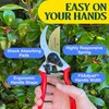 Haus & Garten ClassicPRO 8.5" Professional Premium Titanium Bypass Pruning