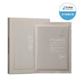 Dr. Deep (현대Hmall)닥터딥 프로폴리스율무 마스크팩 10매 (Hyundai Hmall) Dr. Deep Propolis Job's Tears Mask Pack 10 Sheets