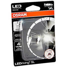 OSRAM LEDriving SL, ≜ W2.3W, T5 lamp, White 6000K, LED Retrofit, offroad use only, Double Blister (2 lamps)