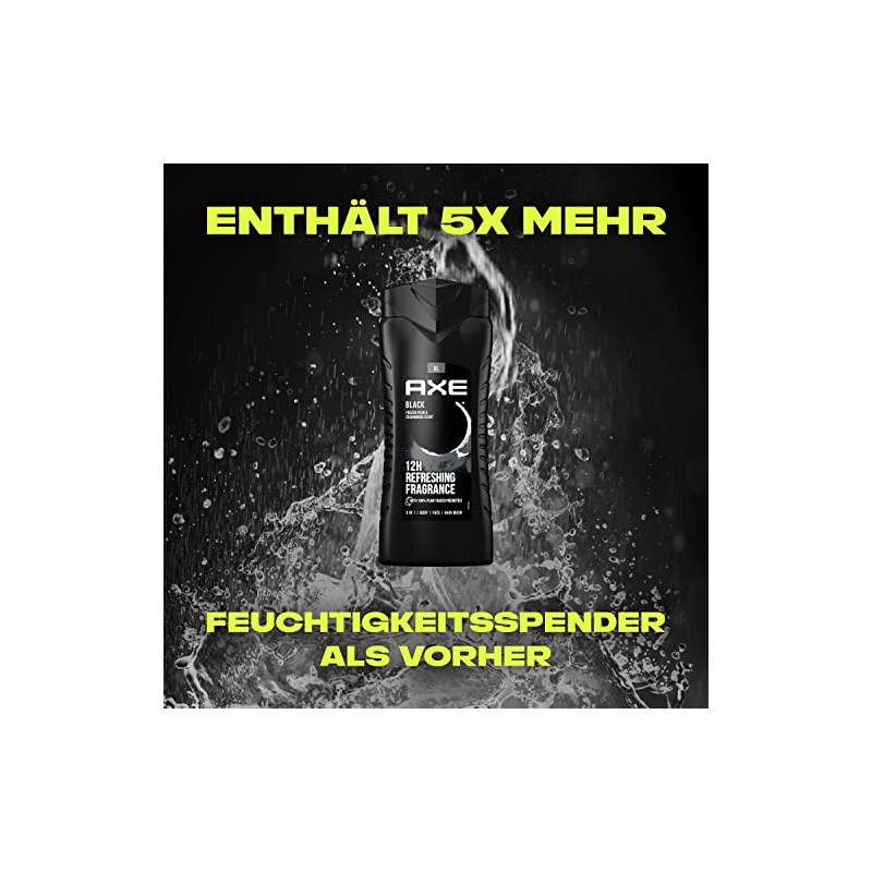 AXE 3-in-1 Duschgel & Shampoo Black XL ‚Äì Bodywash und