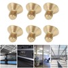 50Pcs Flat Hex Socket Screw M3 Pure Copper Countersunk Head