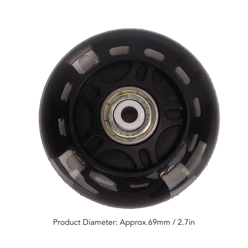 4 PCS Inline Skate Flash Wheel Roller Skate PU Wheels