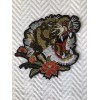 Unbranded 3D Roaring GG Designer Style Tiger Sequin Iron On