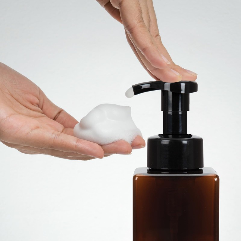 Ginger Lily Farms Foaming Soap Dispenser, Refillable Plastic Pump Bottles