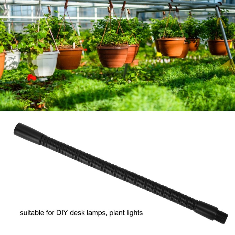 4 Pcs Gooseneck Lamp Hose Aluminium 10mm Caliber Flexible Table