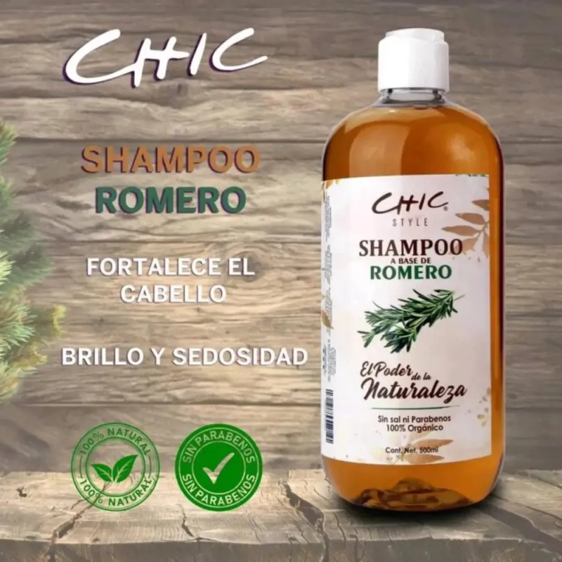 2 Shampoo De Romero 100% Orgánico Sin Parabenos Ni Sal