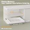Pull out Drawers for Cabinets, Adhesive Peel and Stick, Roll