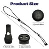 3 Pack Adjustable Fishing Graph Cover Straps,Fish Finder Bungee Strap
