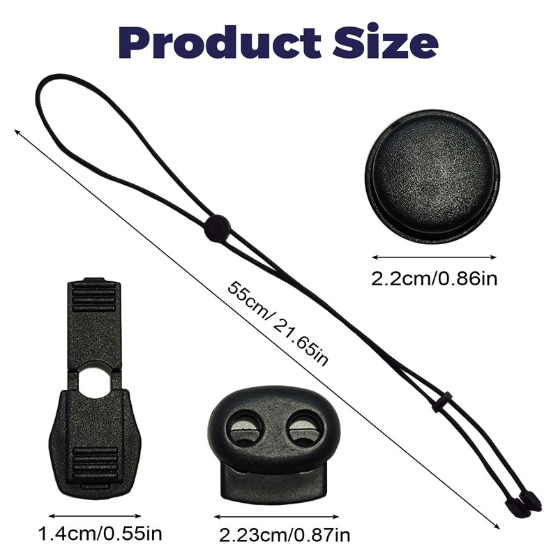 3 Pack Adjustable Fishing Graph Cover Straps,Fish Finder Bungee Strap