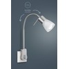 lightling Levin LED Socket Light, Plug Spot, Plug Light, Reading