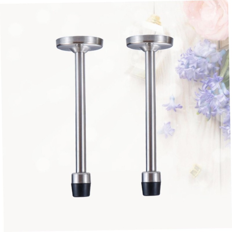 OHPHCALL 2Pcs Stainless Steel Door Stopper Cylindrical Design for Practical