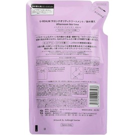 U-REALM Eurerm Treatment, 13.5 fl oz (400 ml), Color Ring, Moist Care, Afternoon Tea Time, Refill, Aromatic Fruit, 13.5 fl oz (400 ml) (x 1)