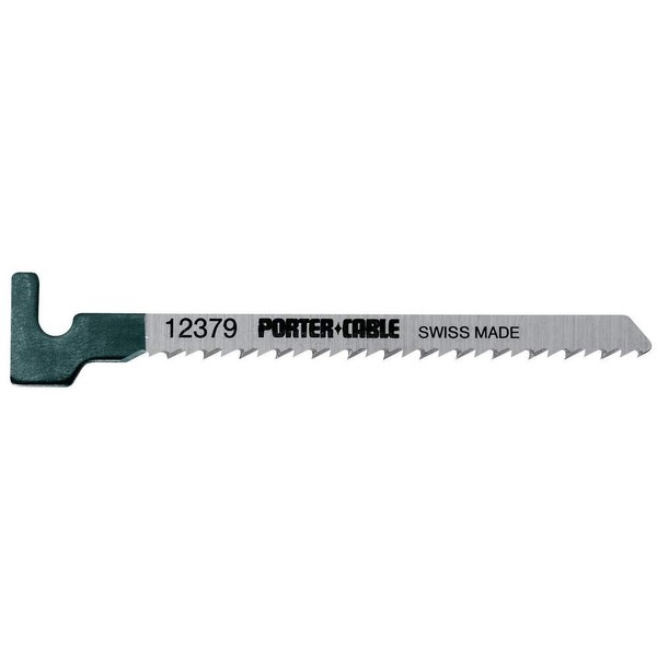 PORTER-CABLE Bayonet Saw Blade, Wood Cutting, Hook-Shank, 3-1/2-Inch, 10-TPI, 5-Pack (12379-5)