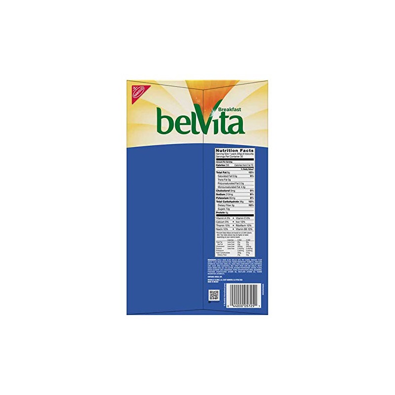 belVita Expect More Blueberry Breakfast Biscuits, 1.76 oz, 30-count