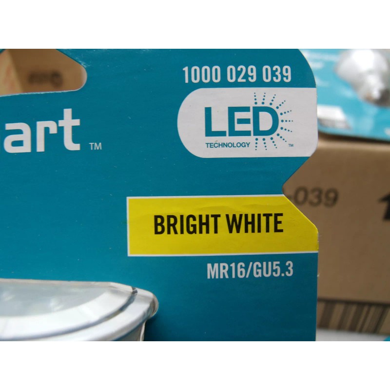 EcoSmart 4 x Ecosmart 50W Equivalent Bright White (3000K) MR16