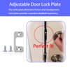 Adjustable Door Strike Fit for Deadbolts & Electronic Locks -