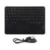 Wireless Keyboard 10in Round Keycap Touchpad Function Portable Widening Enlarging