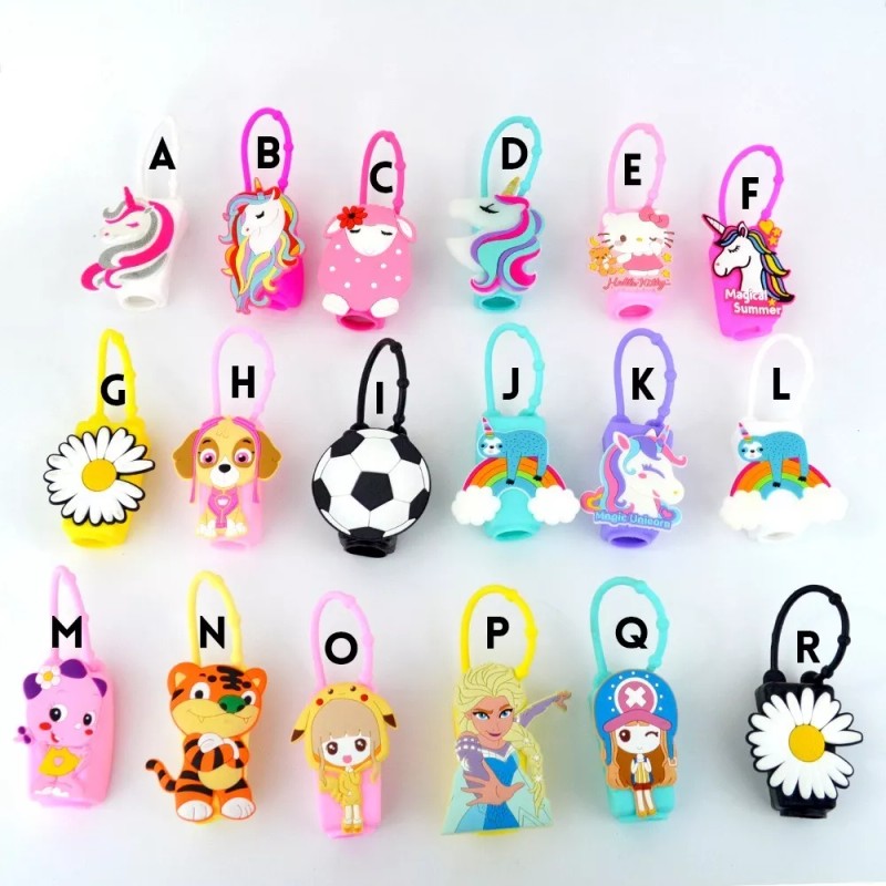 Tton Estuche Para Gel Con Funda Holder Personajes Silicón 3