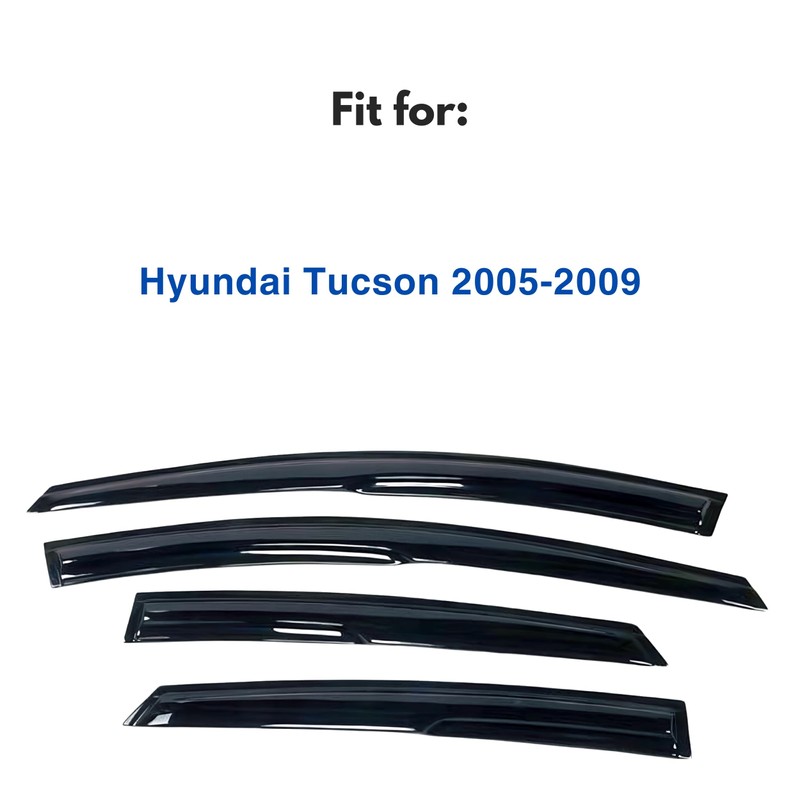 Immortal Group IG Window Visor for Hyundai Tucson 2005-2009, Rain