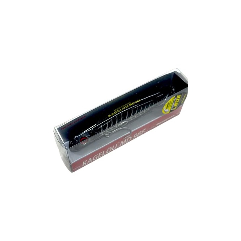 Megabass KAGELOU MD 98F Lure, Limited Color (Black Bone)