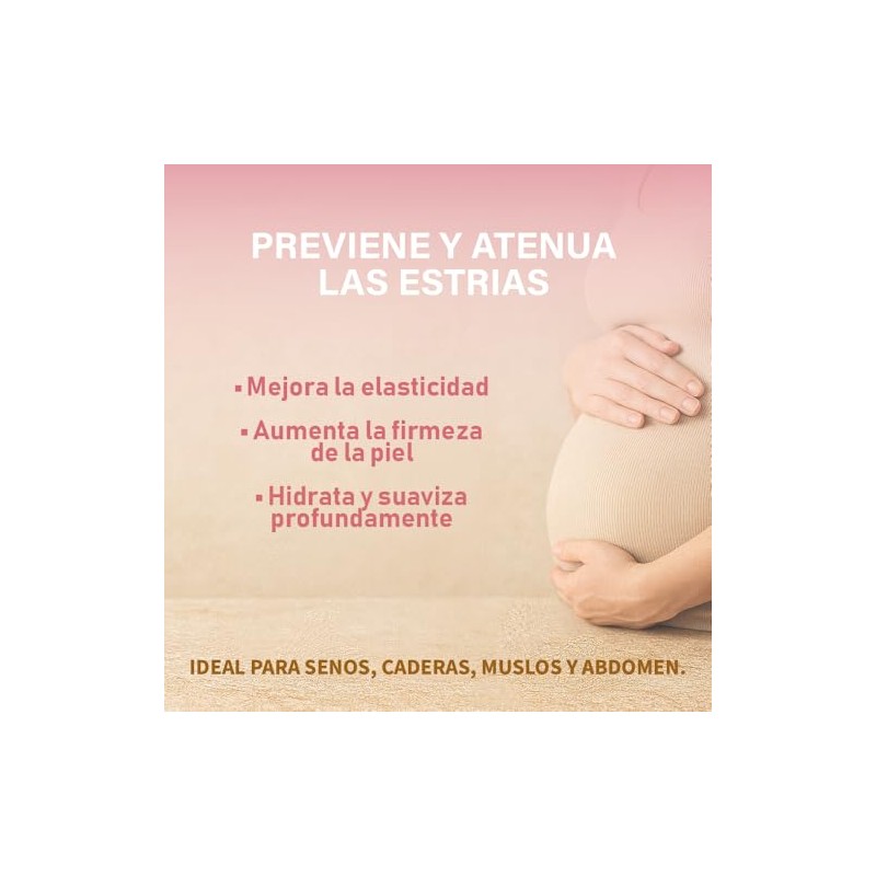Óleo Corporal Anti-Estrías 125 ml Aceite Natural para Embarazo y