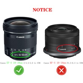 67mm Lens Cap Cover for Canon EF-S 10-18mm f/4.5-5.6 is STM,HUIPUXIANG [2 Pack]