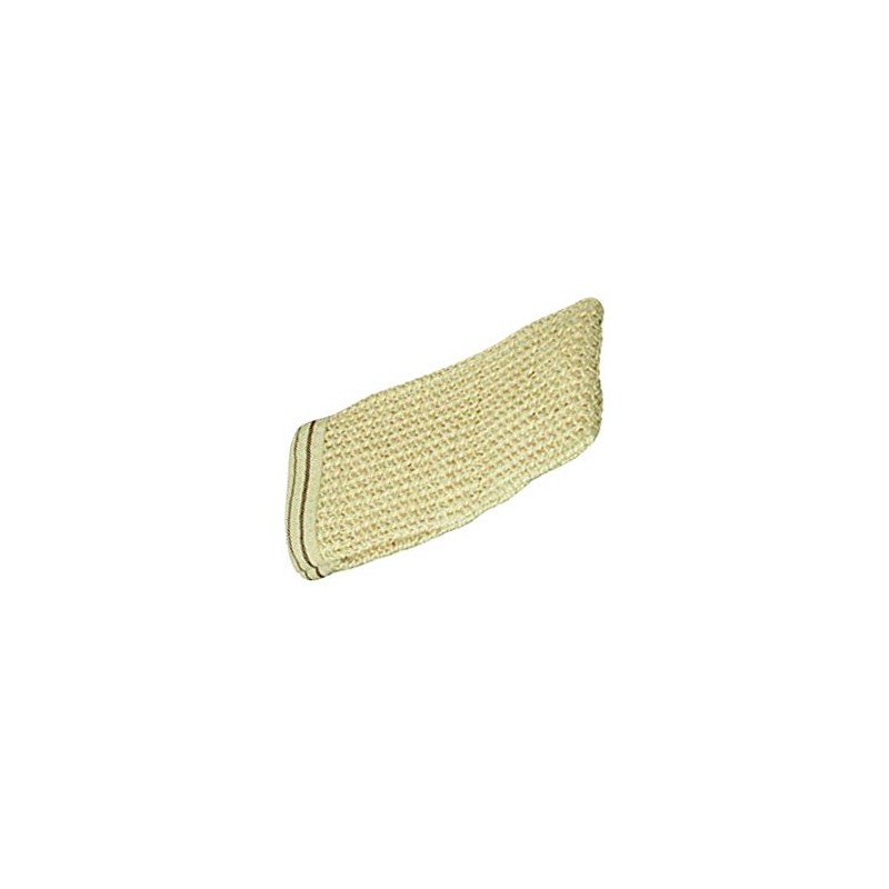 1x BEHREND Massage Glove Exfoliating Mitt – 100% Sisal, with/without