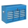 Blue 5-Drawer Lockable Steel Tool Chest Heavy Duty 330 Lbs