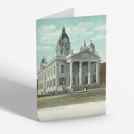 GREETING CARD - Vintage Alabama USA - Mobile. Court House