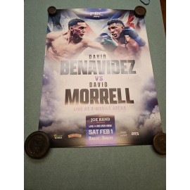 Benavidez vs Morrell Boxing Promo Posters