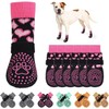 KOOLTAIL Anti Slip Dog Socks for Hot/Cold Pavement to Prevent