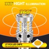 UPXSXT 2Pcs 1156 LED Bulb Amber, 7507 BAU15S Py21w Led