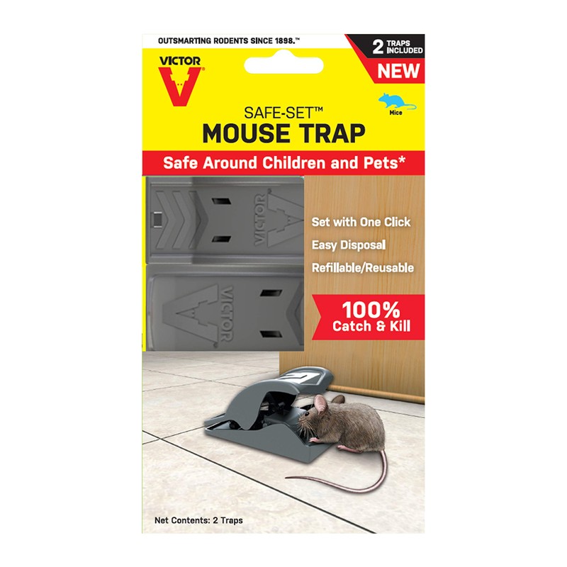 Victor M070 Safe-Set Mouse Trap - 2 Traps