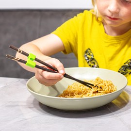 6 x Chopsticks Helpers, Chopsticks Trainer for Beginners, Chopsticks Helper, Reusable Chopsticks for Beginner, Chopsticks Assistant, Chopstick Hinges, Chopsticks Trainers, Multicolour by Legend