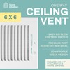 Home Intuition Ceiling Register - Air Vent Covers for Home