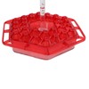 Hex Hummingbird Feeder Horizontal Hanging Bird Feeding Tray for Garden