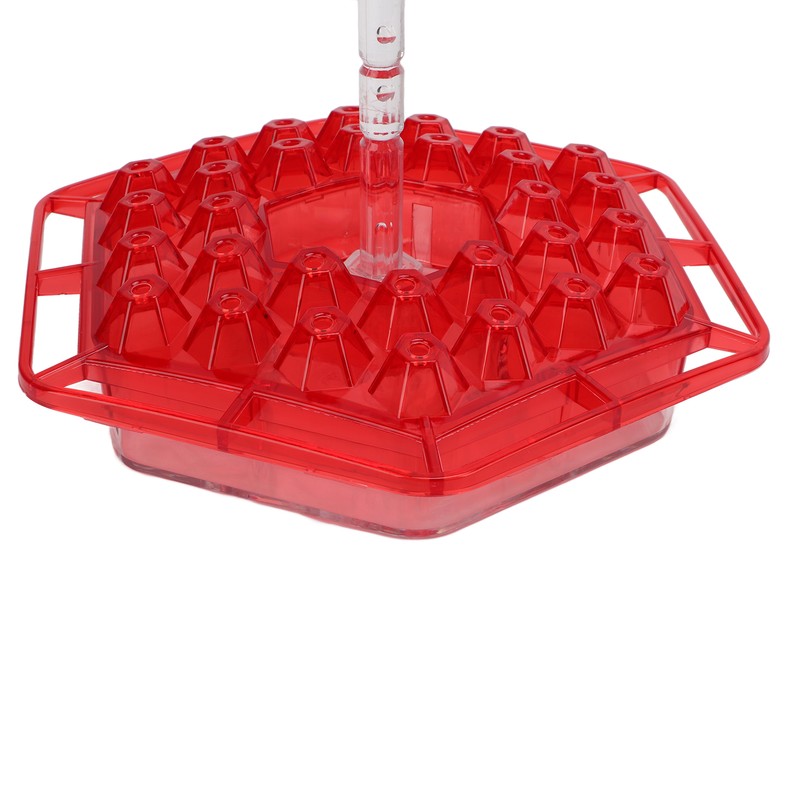 Hex Hummingbird Feeder Horizontal Hanging Bird Feeding Tray for Garden