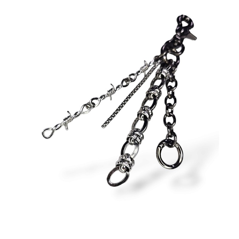 Milk Wave Quattro Pulse Chain Key Ring