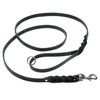 REDLINE K-9 Braided Latigo Leather 1/2-Inch Dog Leashes (1/2-Inch x