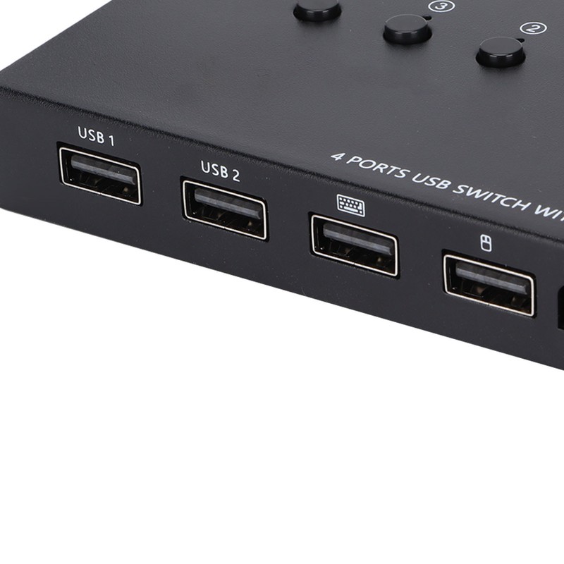 USB Switch USB2.0 Full Speed Transmission 2 Switching Modes 4