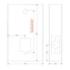 JOUNJIP GB2020 Gate Lock Box Steel Gate Box (1 3/4"