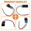 GoaMotors Back Up Light Plug Connector with Wire Fit for