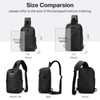 mixi EliteSeries Sling Bag Small Sling Backpack Crossbody Shoulder Chest
