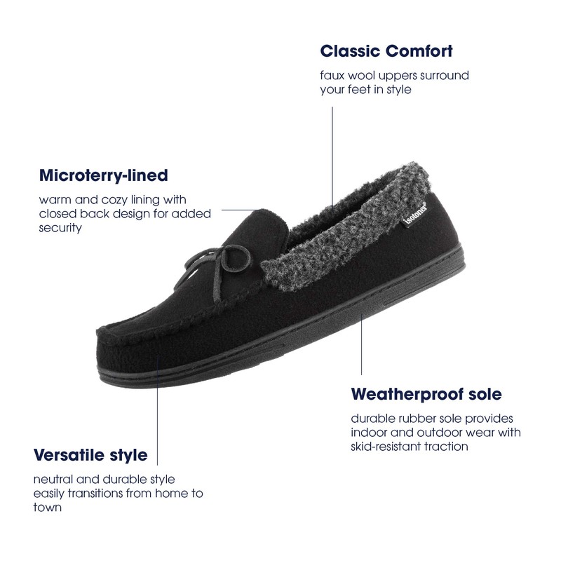 Acorn Unisex-Child Easy Bootie Slipper, Grey Ragg Wool, XX-Large