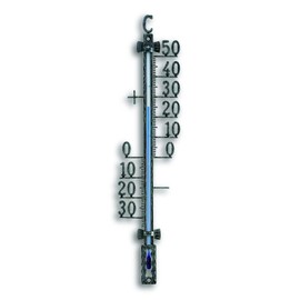 TFA Dostmann Analogue Outdoor Thermometer 12.5001.50 Weatherproof for Controlling Outdoor Temperature Old Tin (L) 65 x (W) 18 x (H) 275 mm