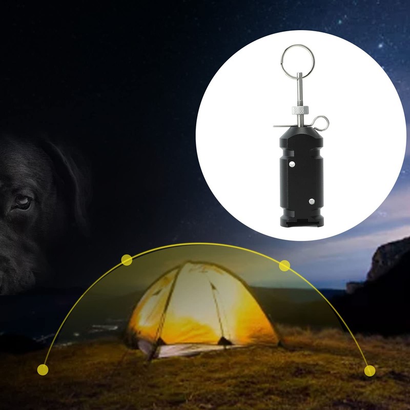 Trip Wire Alarm, 12 Gauge Perimeter Camping Trip Alarm, Aluminum